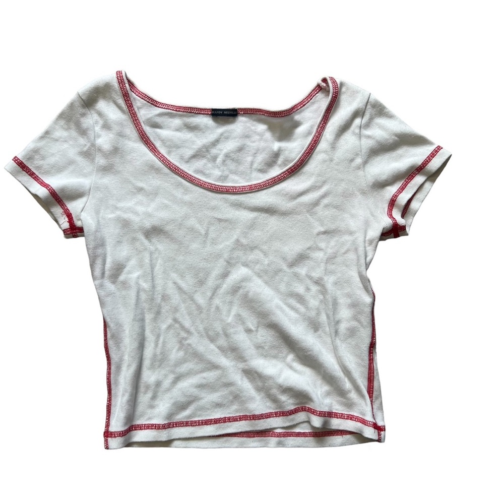 Brandy Melville White Tee